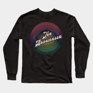 retro vintage circle Joe Bonamassa Long Sleeve T-Shirt